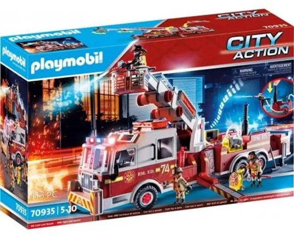 Playmobil City Action - Feuerwehrfahrzeug: US Tower Leiter