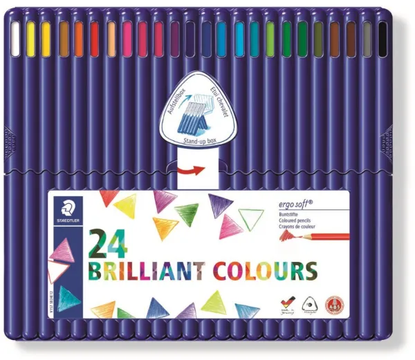 Buntstift Ergosoft ass (24)