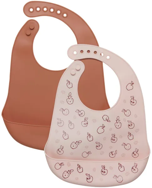 Silikon-Lätzchen (2er-Pack) - 596 - EINHEITSGRÖSSE